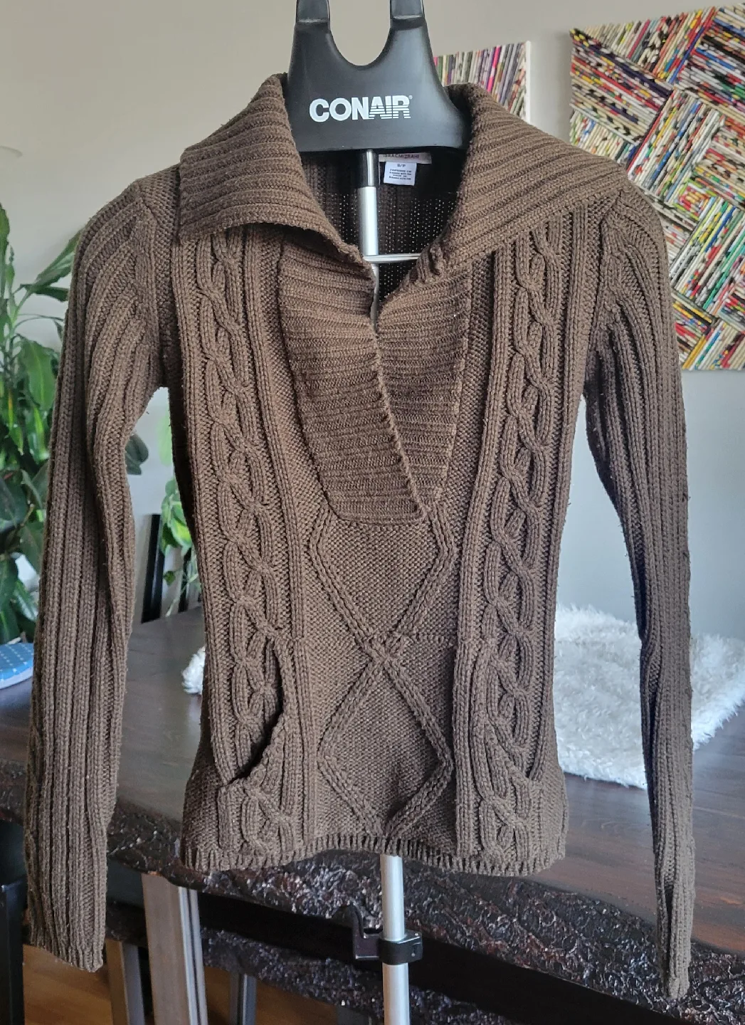 Brown Knit Sweater thumbnail