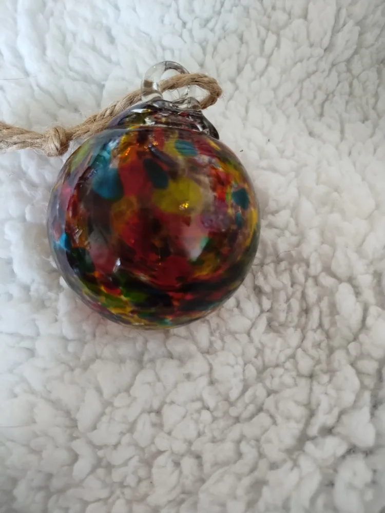Hand Blown Glass Christmas Ornaments - Set of 6 image indicator(2)