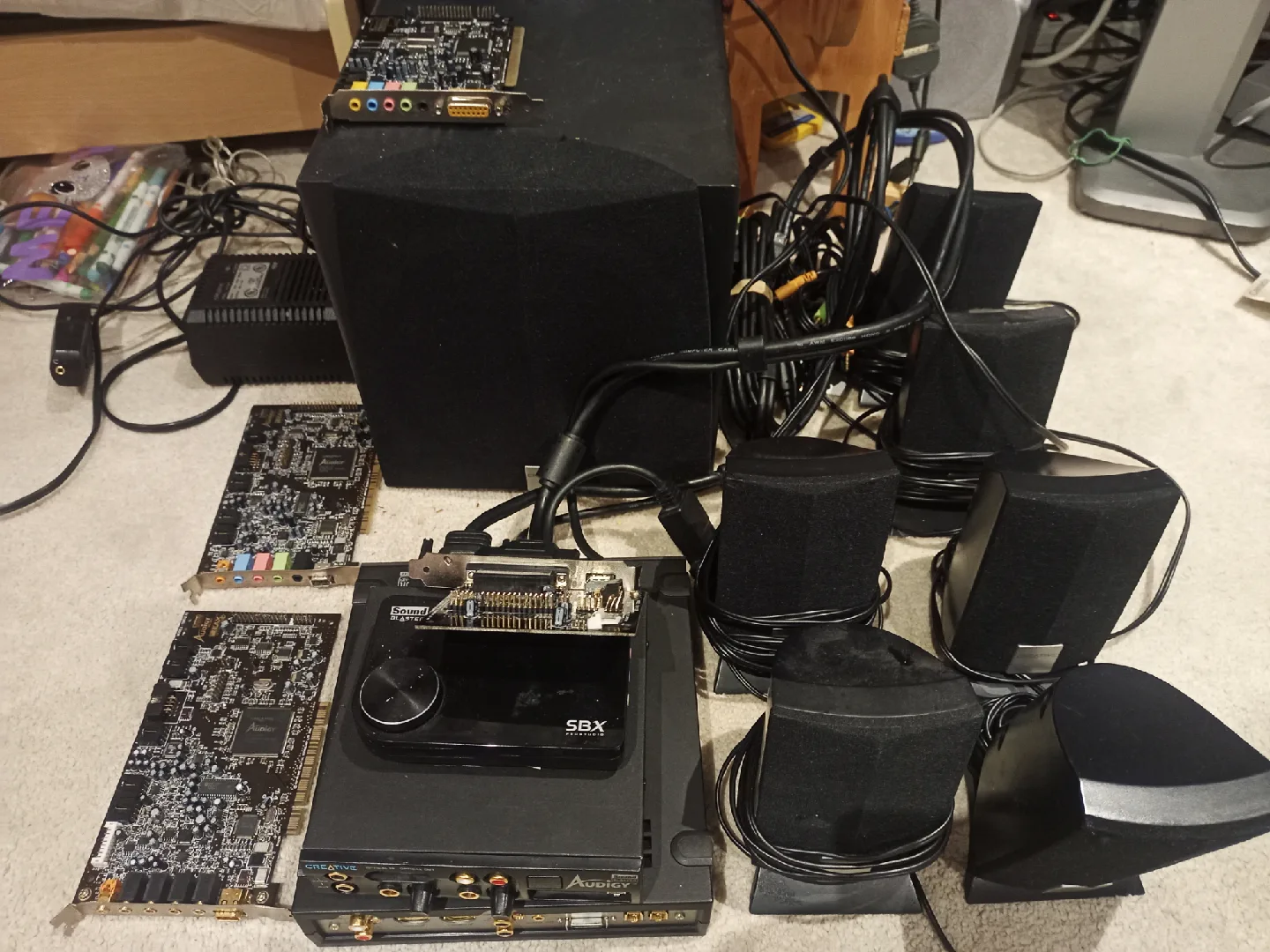 Creative Sound System with Subwoofer and Sound Cards thumbnail