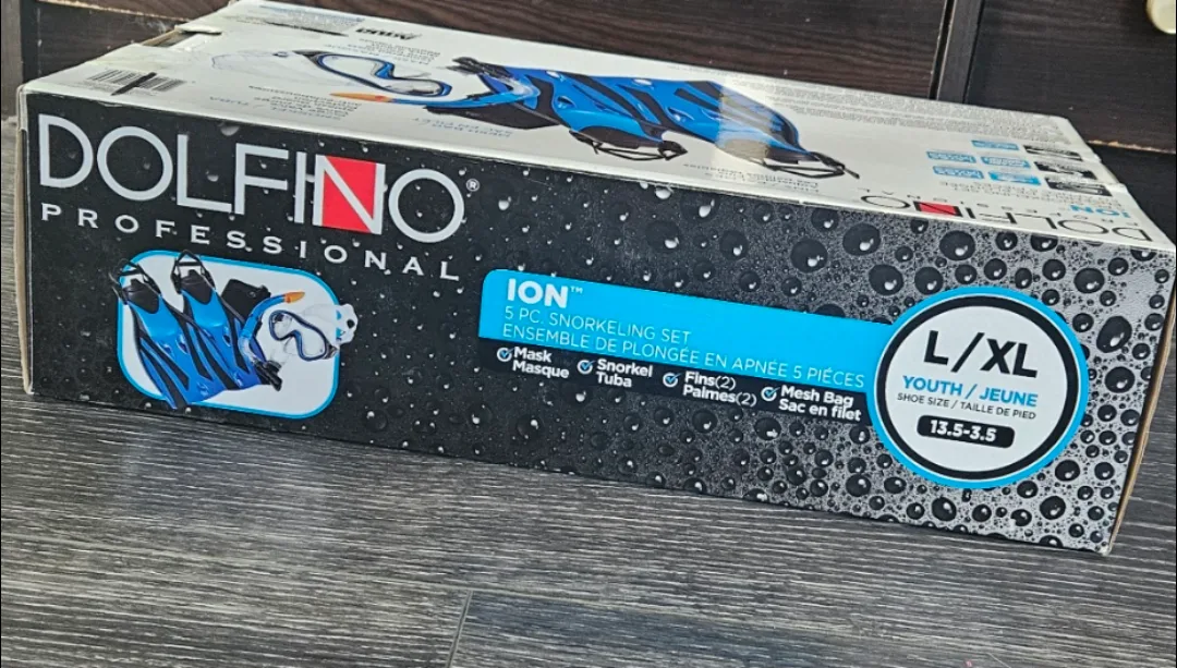 Dolfino ION Snorkeling Set - Youth L/XL (13.5-3.5) image indicator(2)