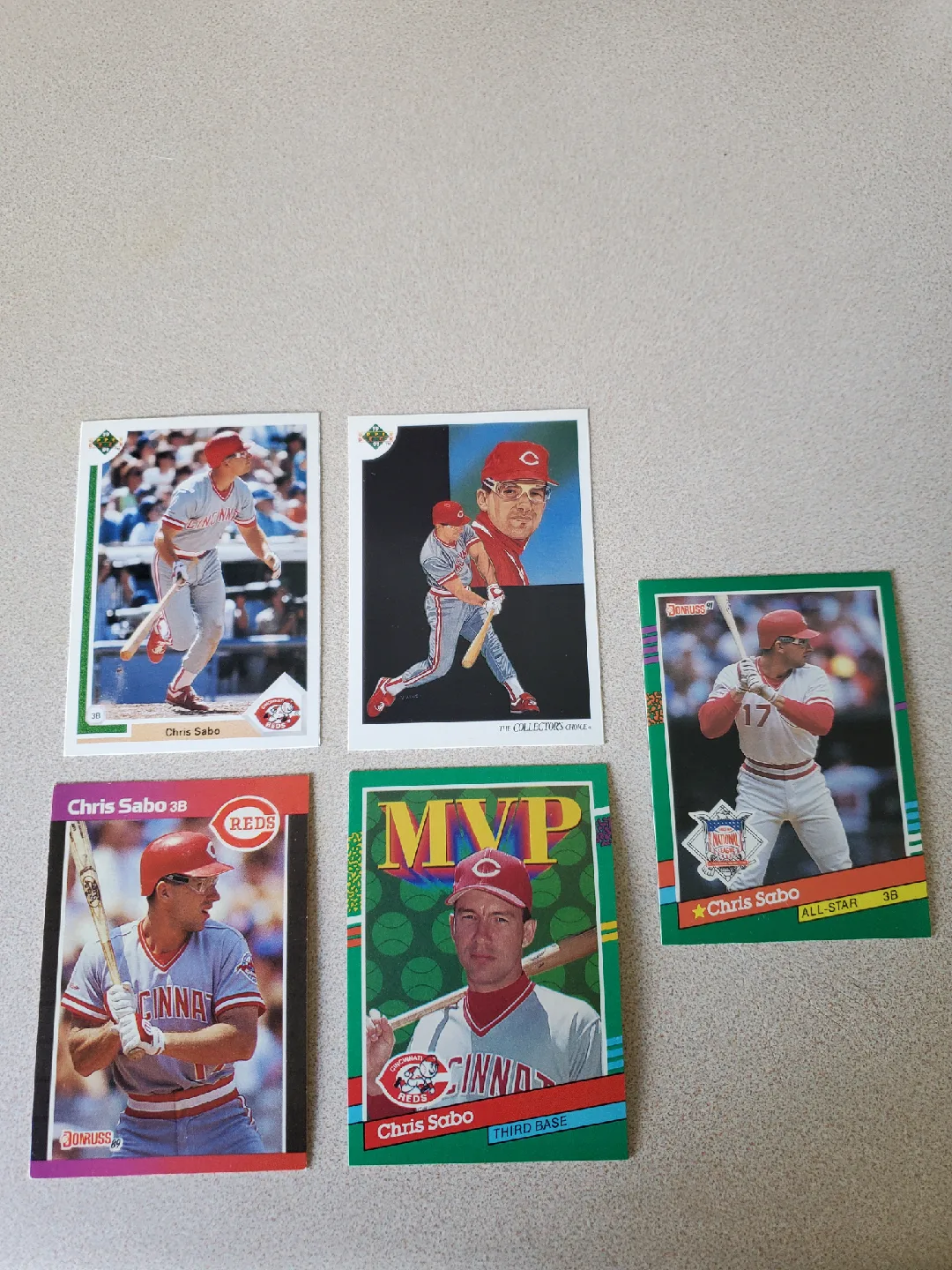 Chris Sabo Baseball Cards - Cincinnati Reds thumbnail