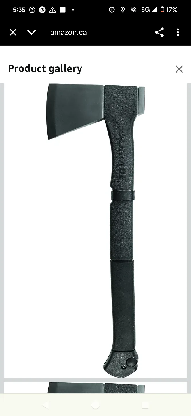 Schrade SCAXE9 Hatchet with 12" Wood Saw image indicator(6)