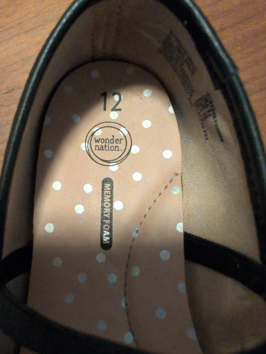 Girls Black Ballet Flats - Size 12 image indicator(2)