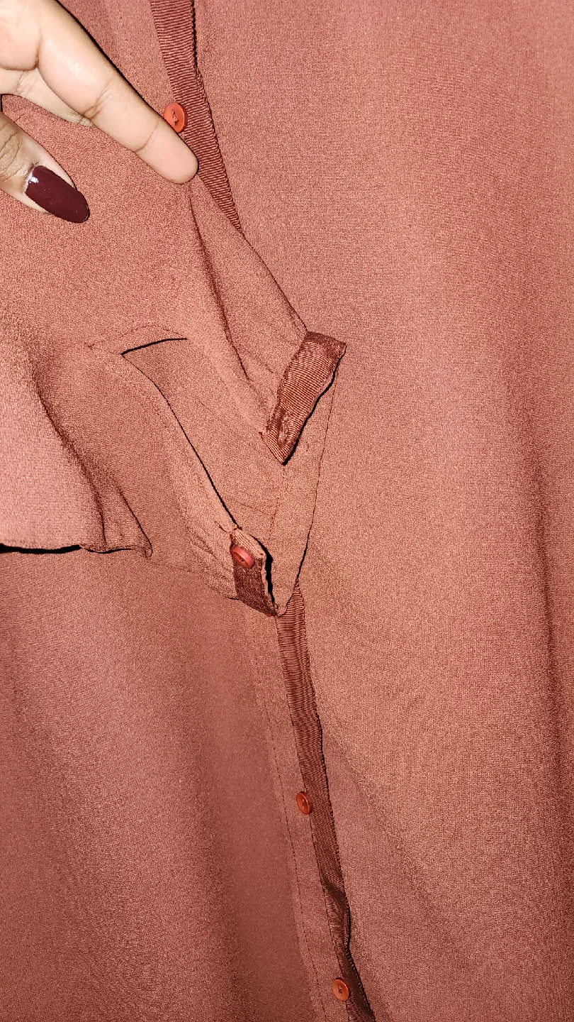 Rust Orange Blouse - Size L image indicator(4)