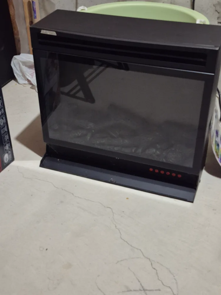 Black Electric Fireplace thumbnail