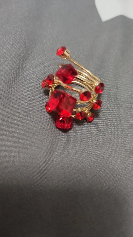 New Red Stone Fashion Ring thumbnail