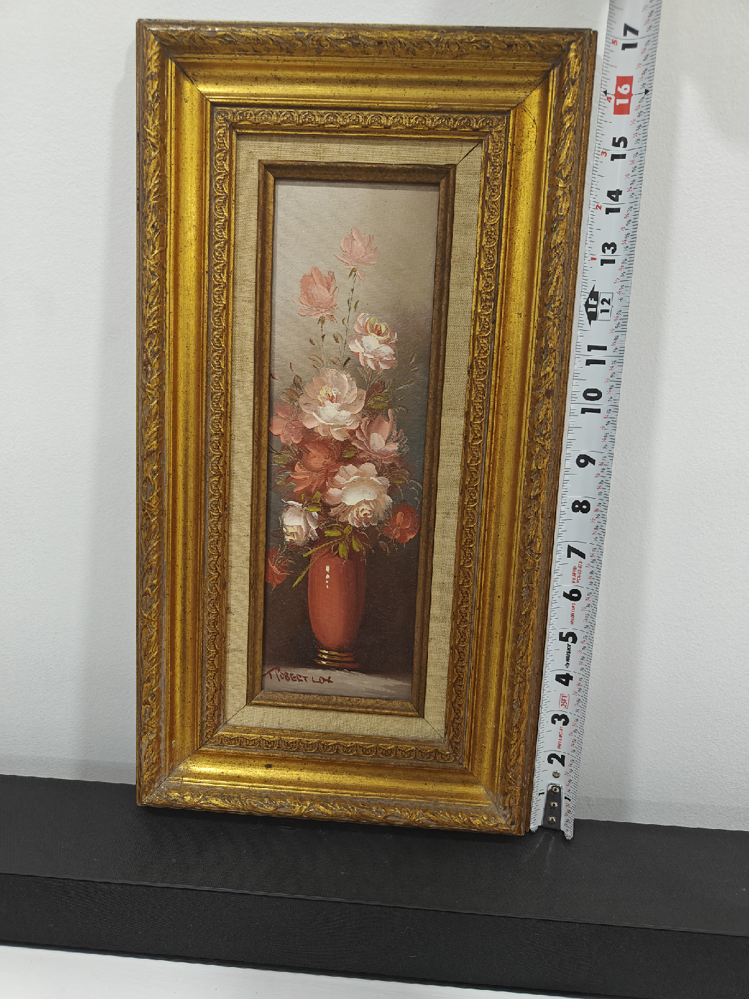 Vintage Robert Cox Floral Oil Painting (OBO) - photo 4