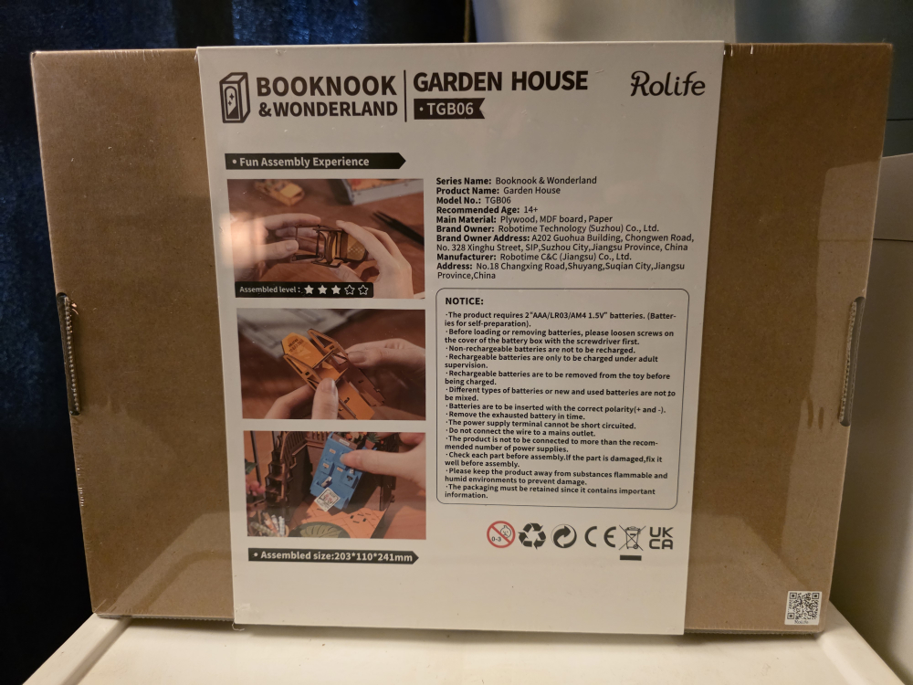 Rolife Book Nook & Wonderland Garden House TGB06 - photo 2