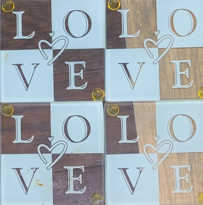 2 Sets of 4 Decorative Coasters image indicator(2)