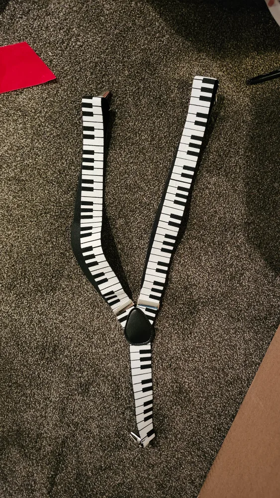 Beistle Piano Keyboard Suspenders - New image indicator(2)