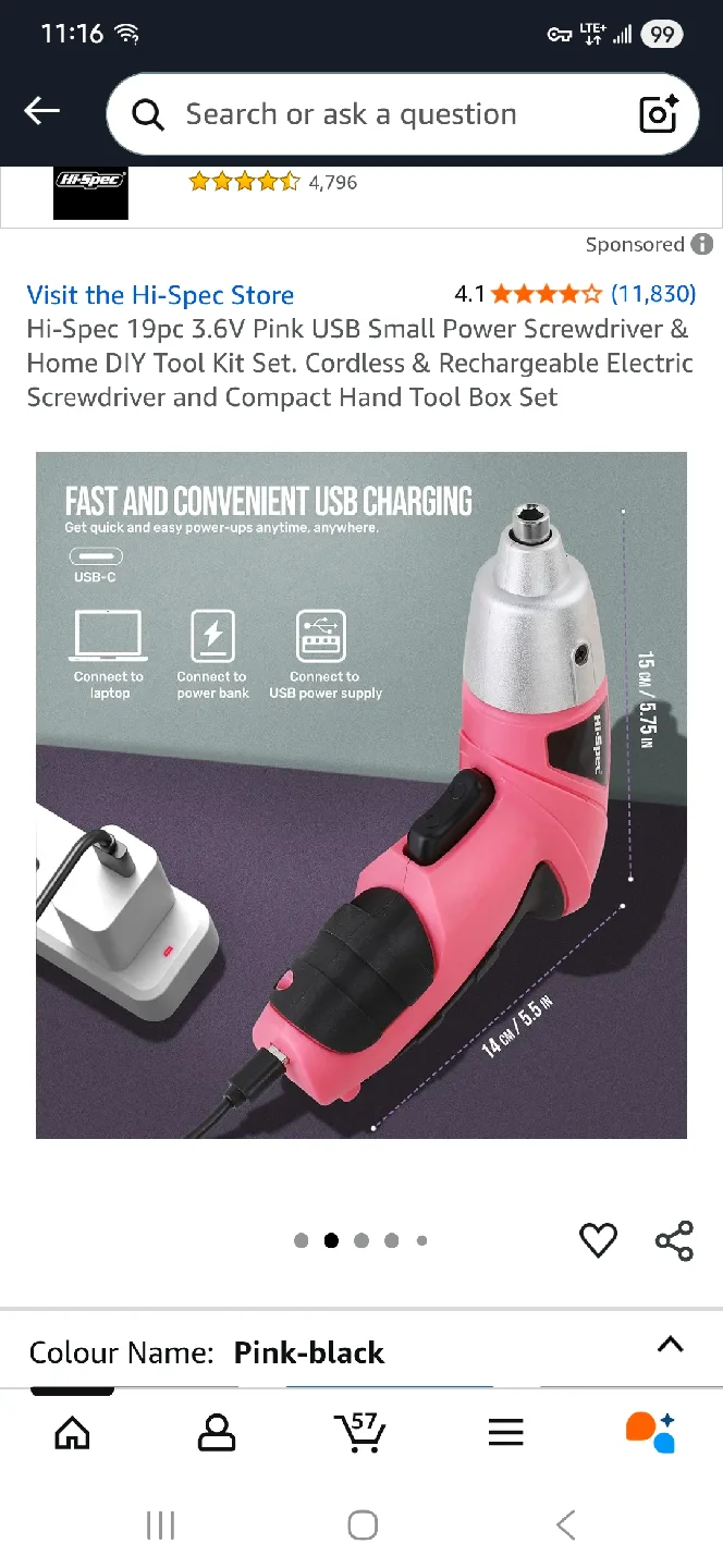 NEW 3.6V USB Power Screwdriver & Tool Kit 🪛 image indicator(3)