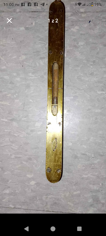 Antique Stanley Brass Level - photo 2