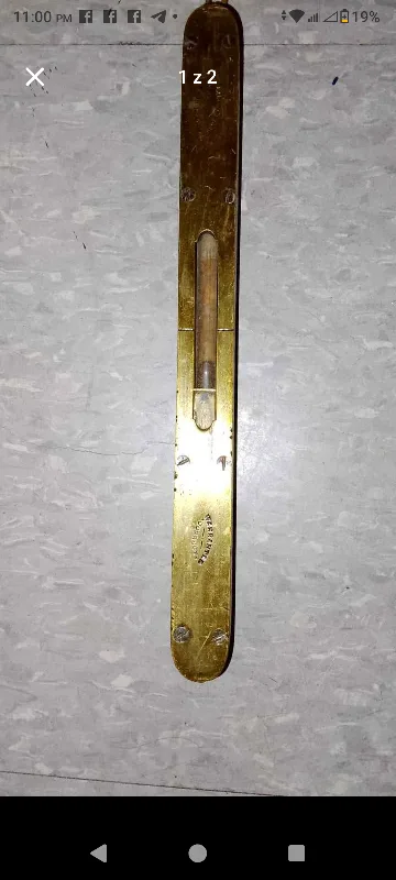 Antique Stanley Brass Level image indicator(2)