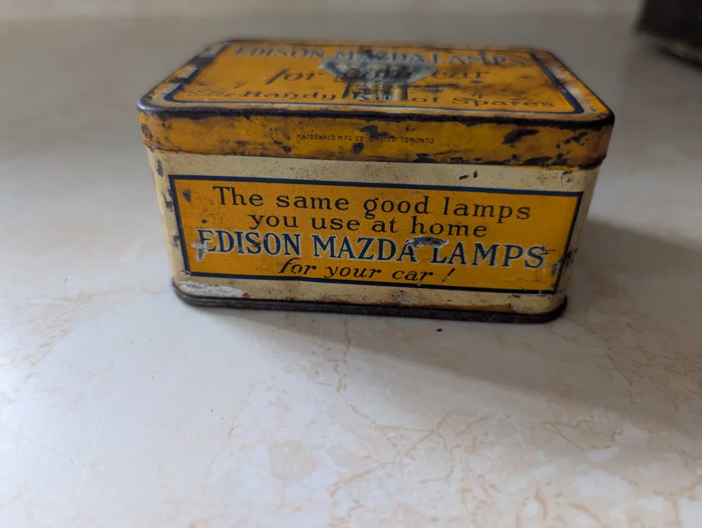 Vintage Edison Mazda Lamps Handy Kit of Spares image indicator(2)