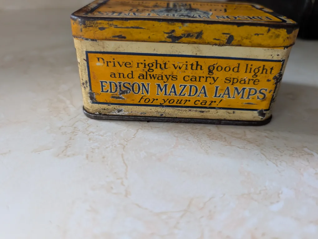 Vintage Edison Mazda Lamps Handy Kit of Spares image indicator(4)
