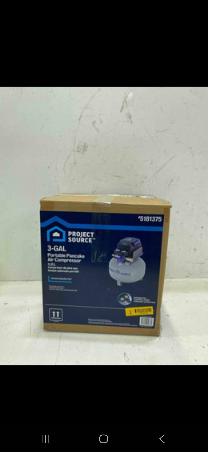 Project Source 3-Gal Air Compressor