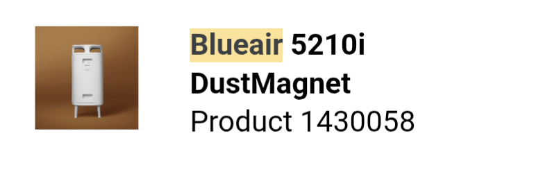 Blueair 5210i DustMagnet Air Purifier - photo 3