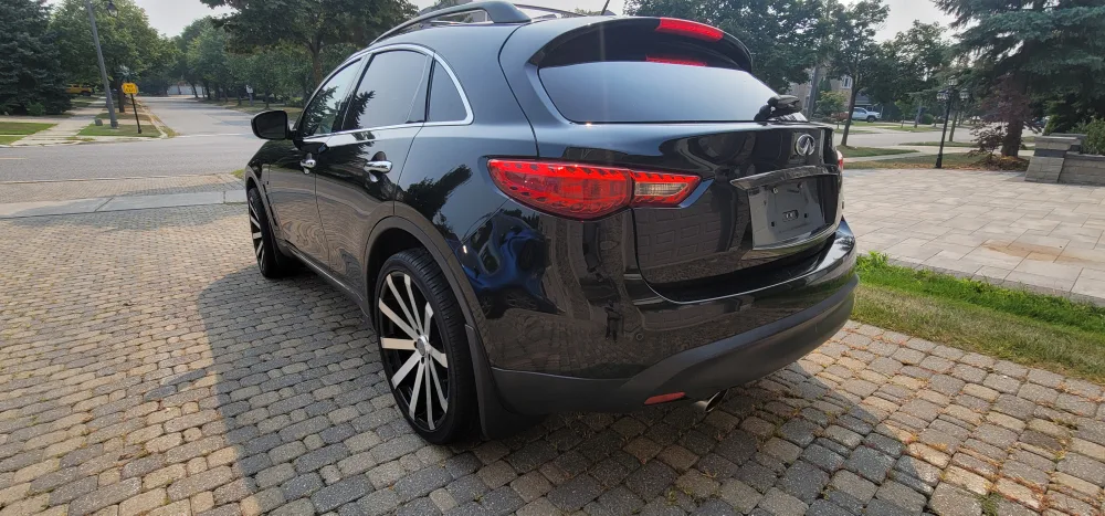 Infiniti QX70S Black SUV 3.7L  AWD image indicator(7)