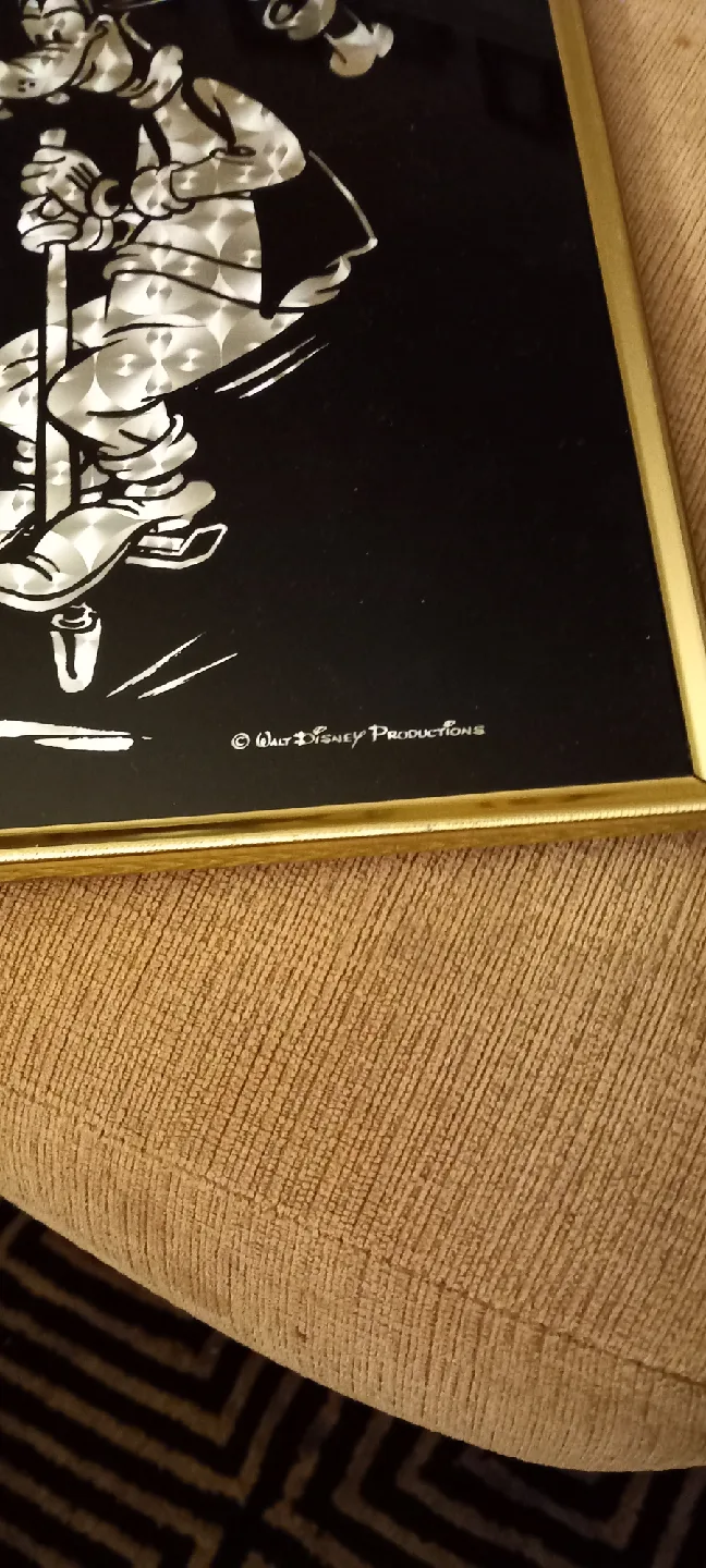 Vintage Walt Disney Productions Framed Art thumbnail