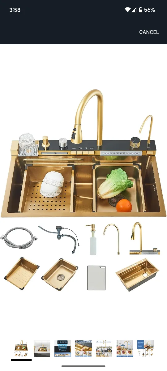 Integrated Multi-Function Digital Display Kitchen Sink thumbnail