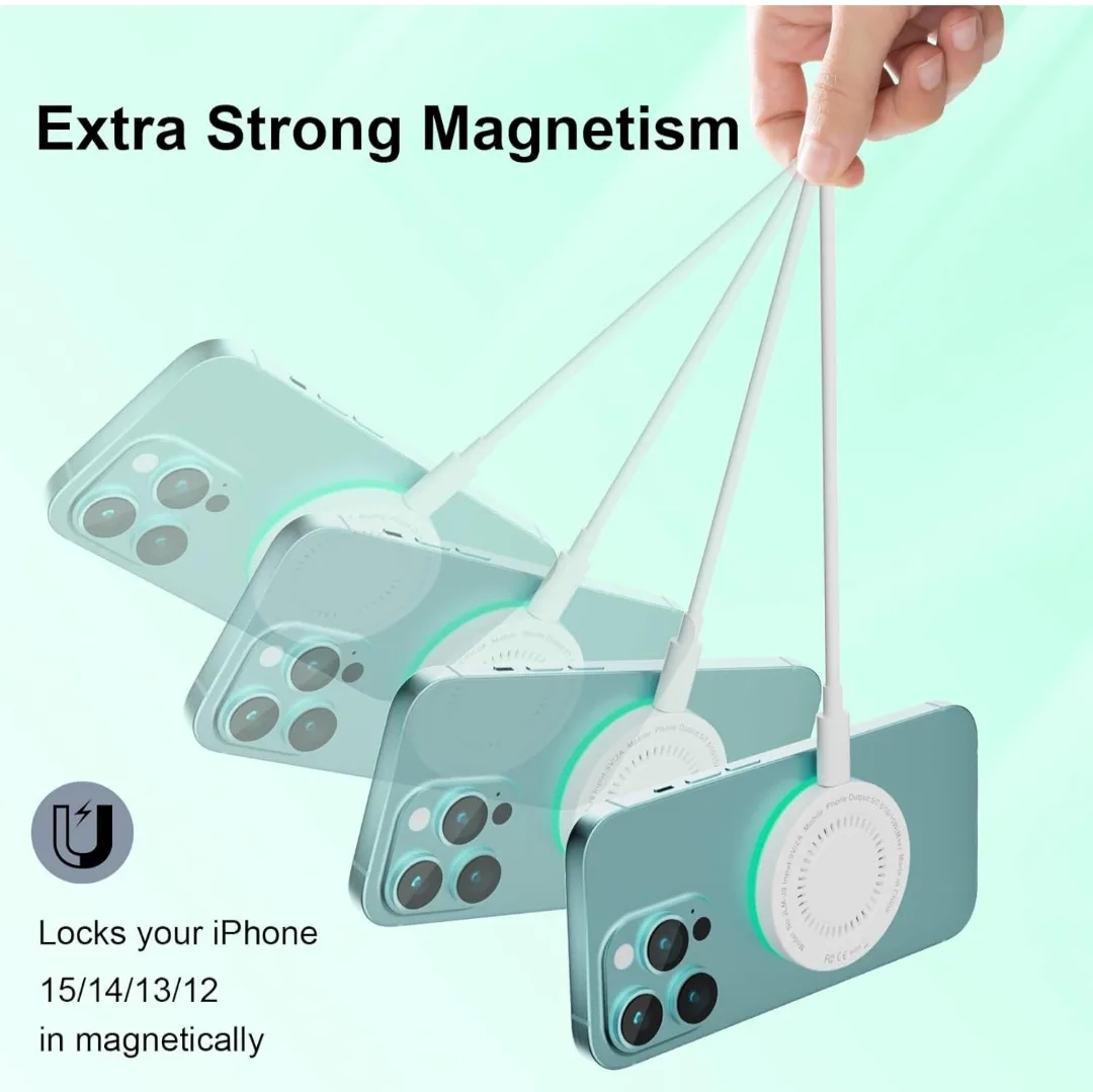 Magnetic Wireless Charger for iPhone 15/14/13/12 - New image indicator(2)