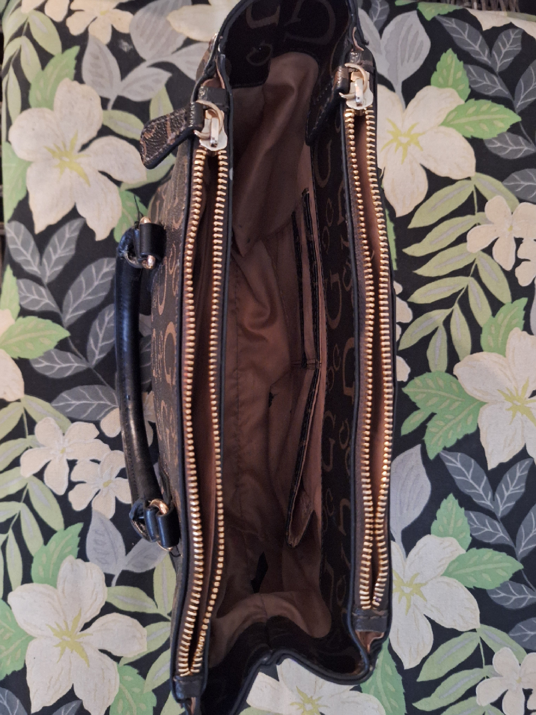 Guess Los Angeles Brown & Black Handbag - photo 4