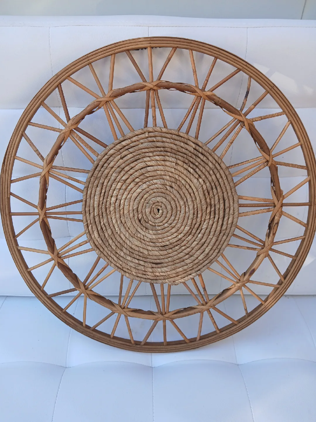 Round Rattan Wall Decor thumbnail