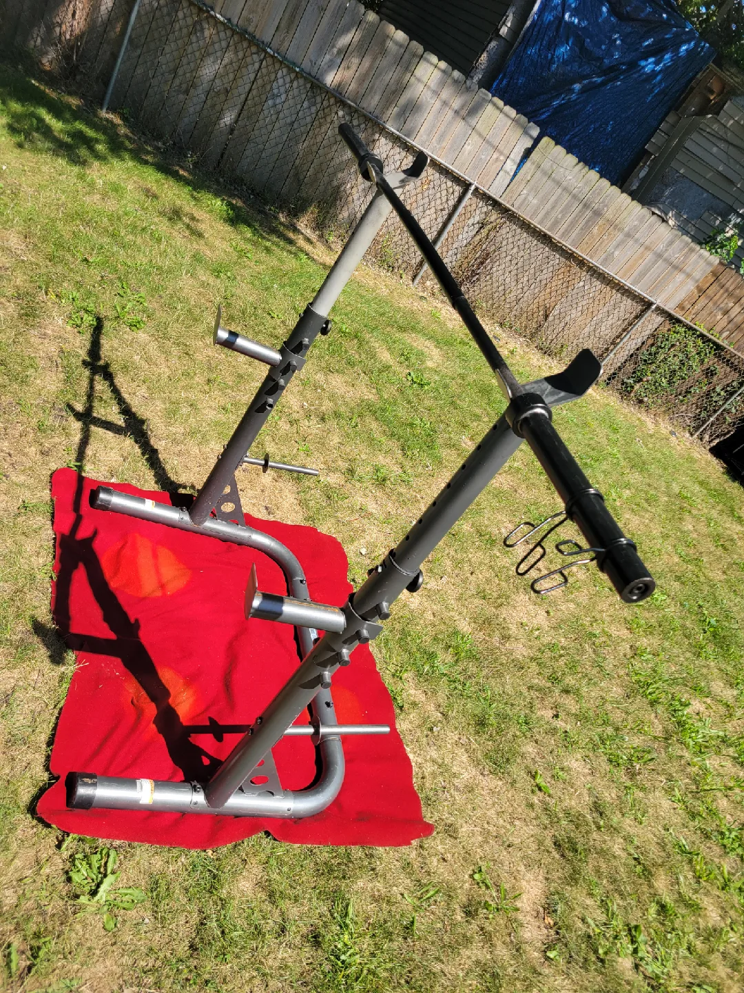WEIDER SQUAT RACK/ SAFETY HOOKS FOR RACK thumbnail