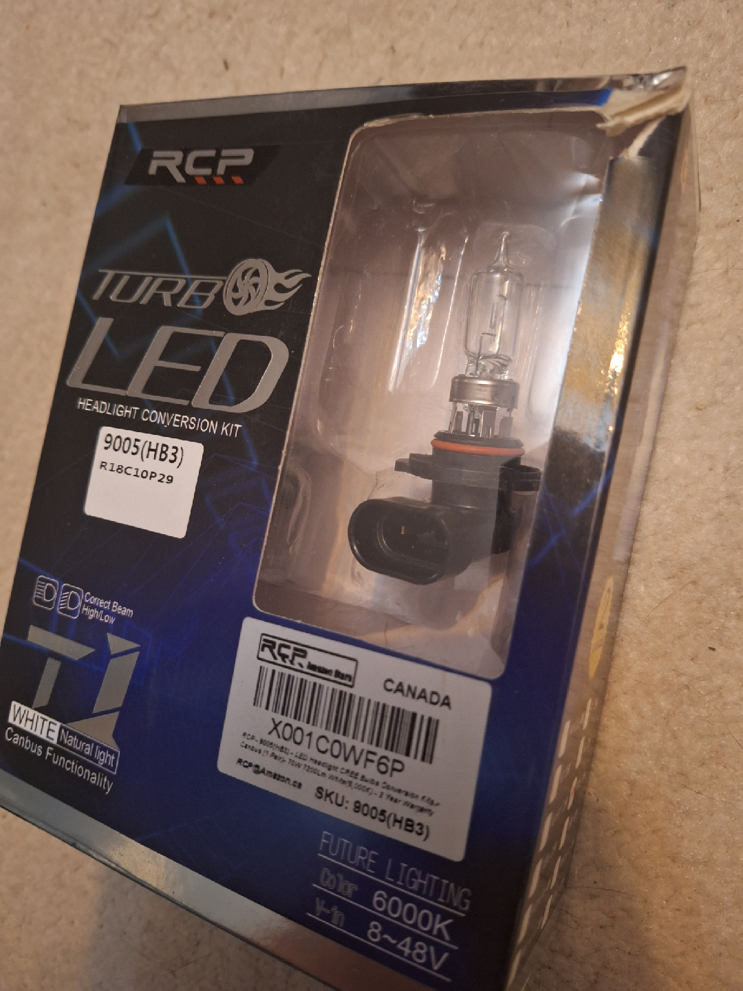 NEW RCP Turbo LED 9005(HB3) Headlight Conversion Kit 💡 - photo 2