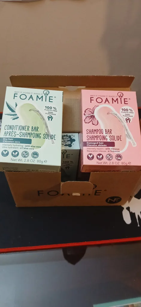FOAMIE Shampoo & Conditioner Bars $4 each/4pcs thumbnail