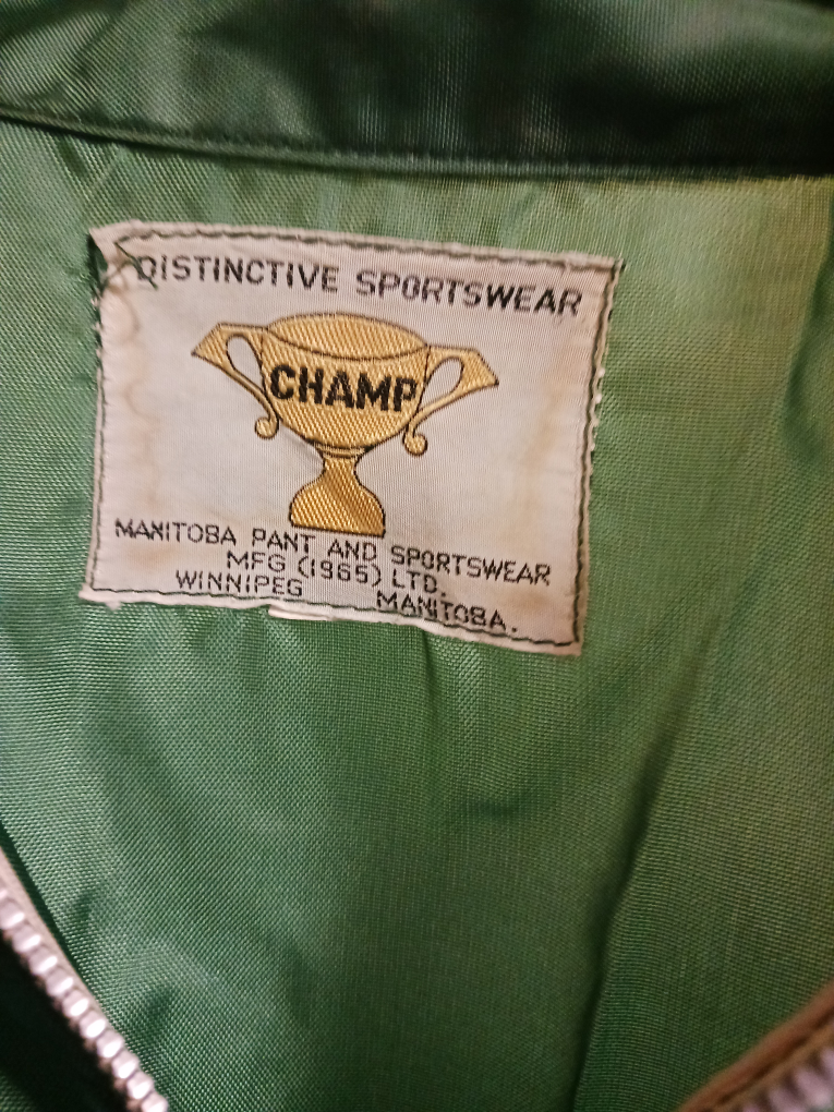Vintage (1965) Champ Green Windbreaker Jacket - photo 3