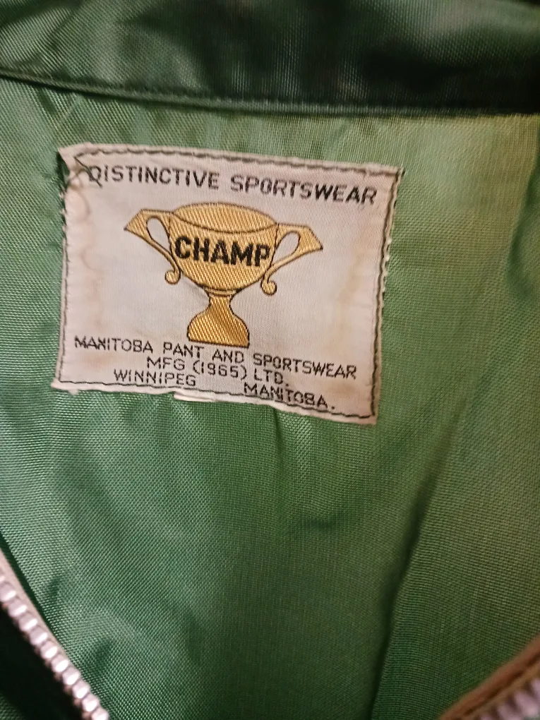 Vintage (1965) Champ Green Windbreaker Jacket image indicator(3)
