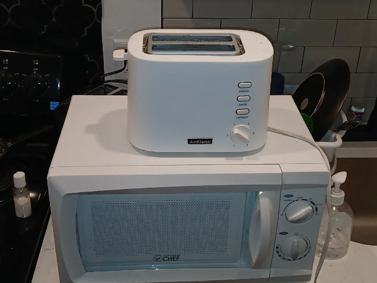 Anflank Toaster & Chef Microwave Combo image indicator(2)