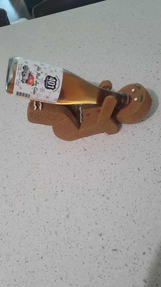 Gingerbread Man Wine Bottle Holder thumbnail