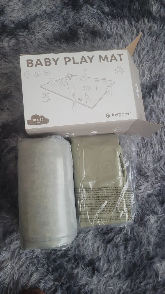 Joypony Baby Play Mat - Sage Green, New in Box! image indicator(4)