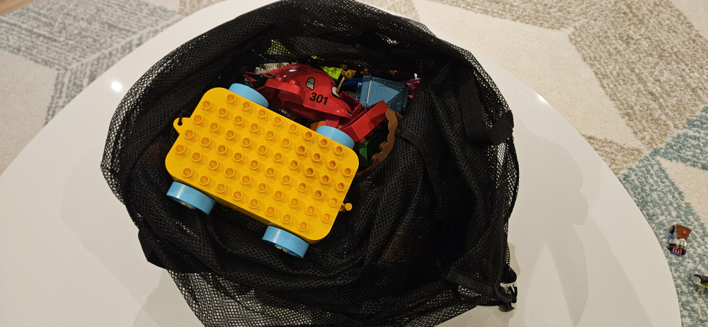 Bag of LEGO DUPLO Blocks