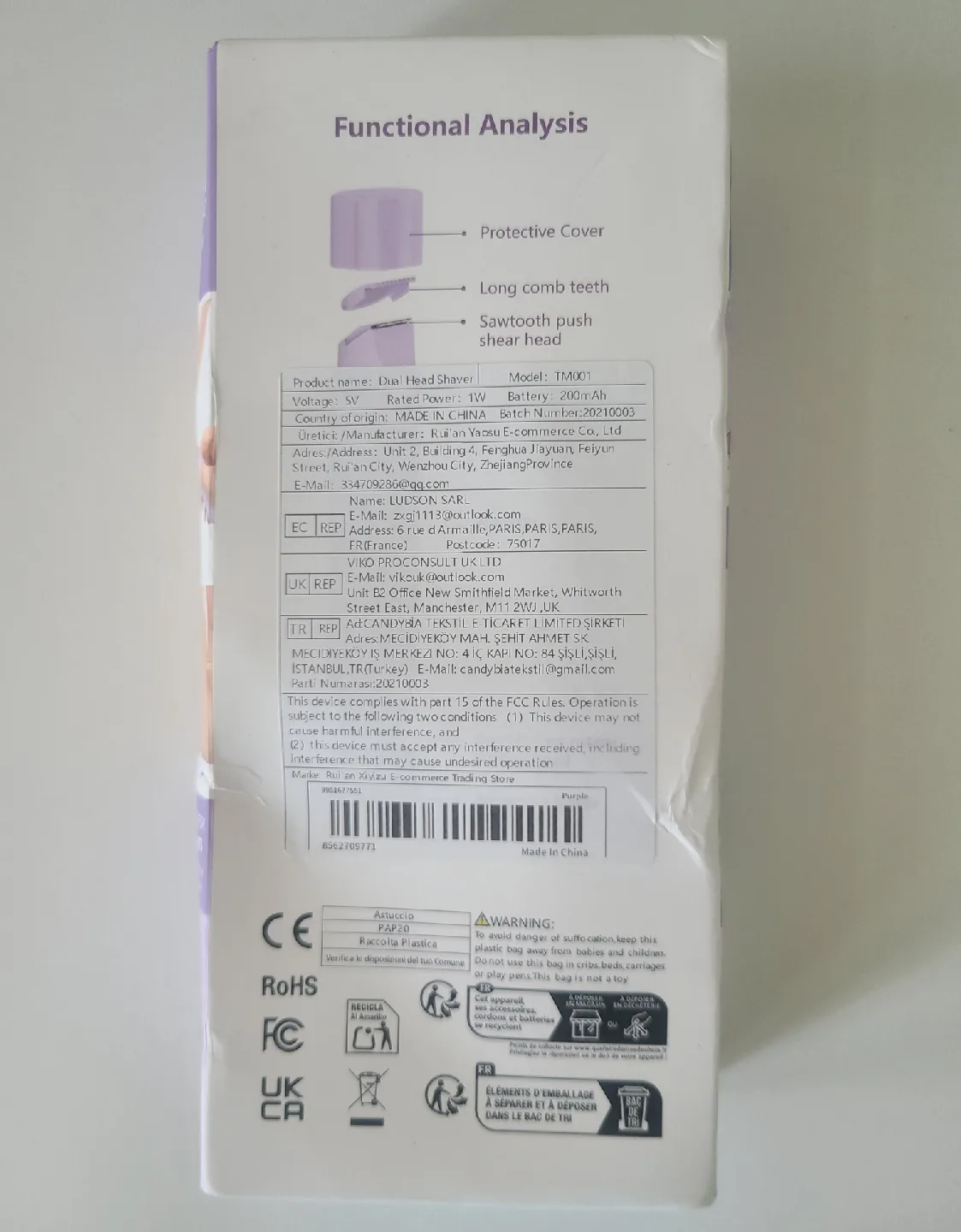 Double Headed Shaver image indicator(2)