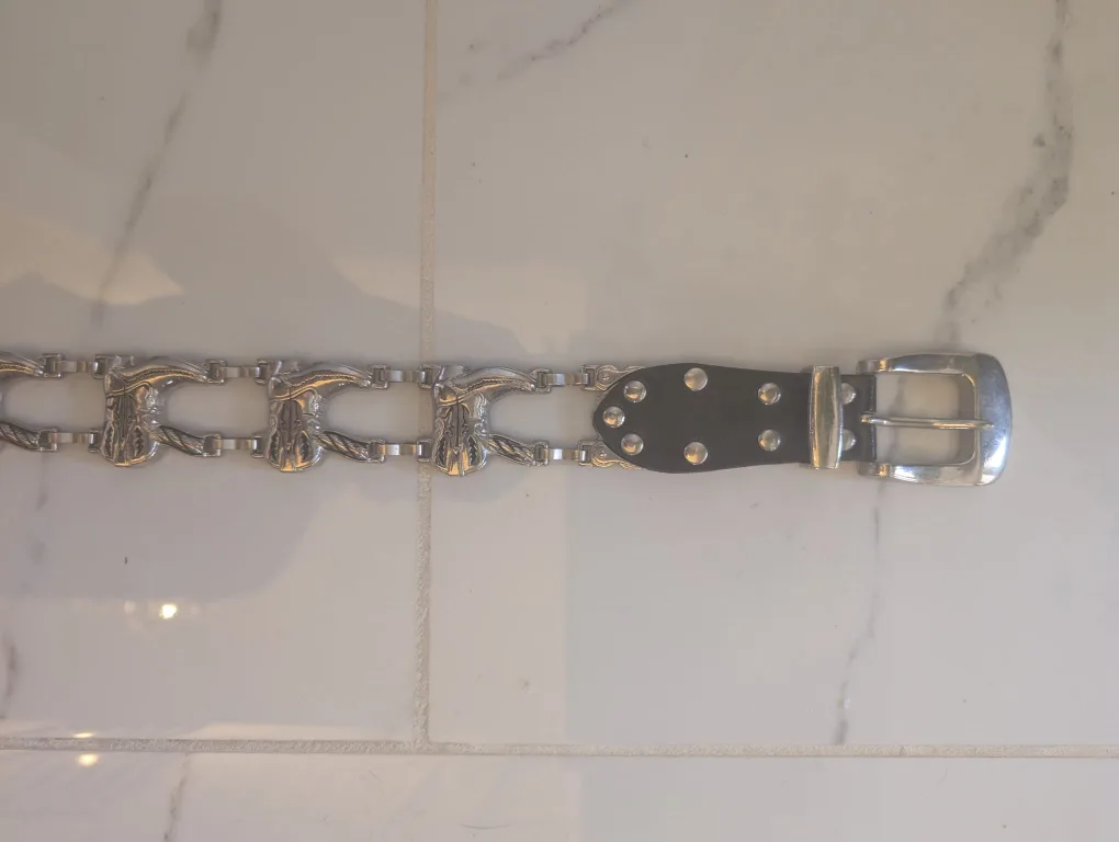 Leather Cowboy boot Belt XL 42-44 image indicator(5)