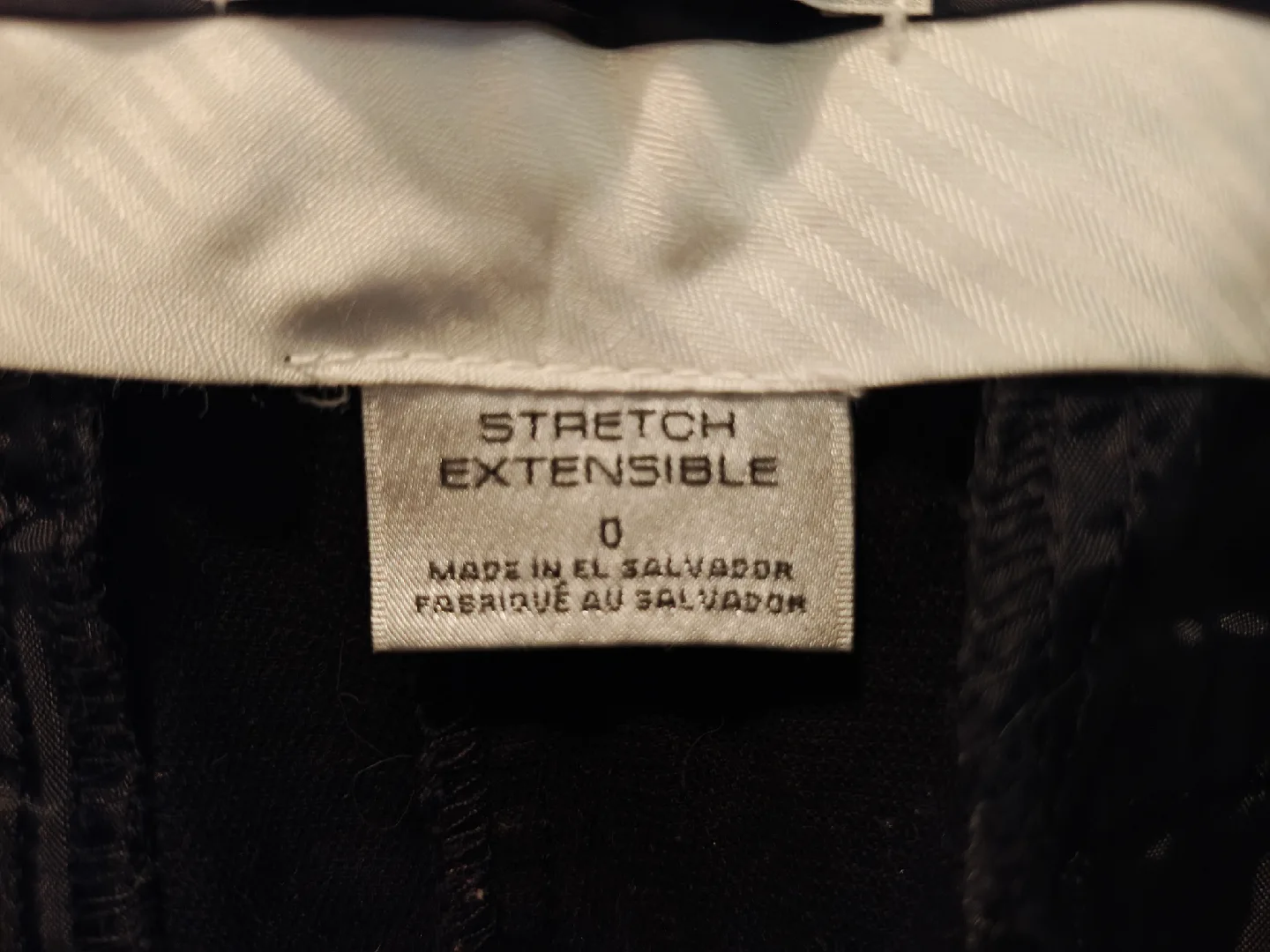 Van Heusen Classic Fit Black Pants - Size 0 image indicator(3)