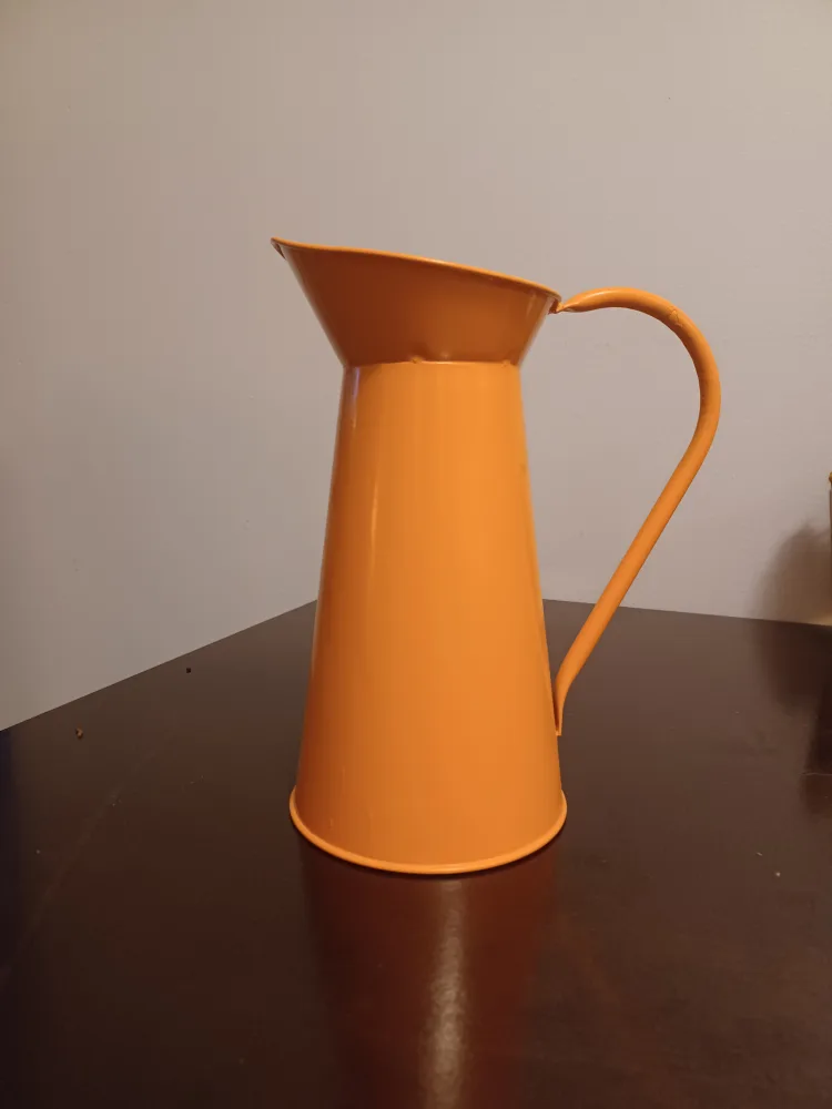 Orange Metal Pitcher thumbnail