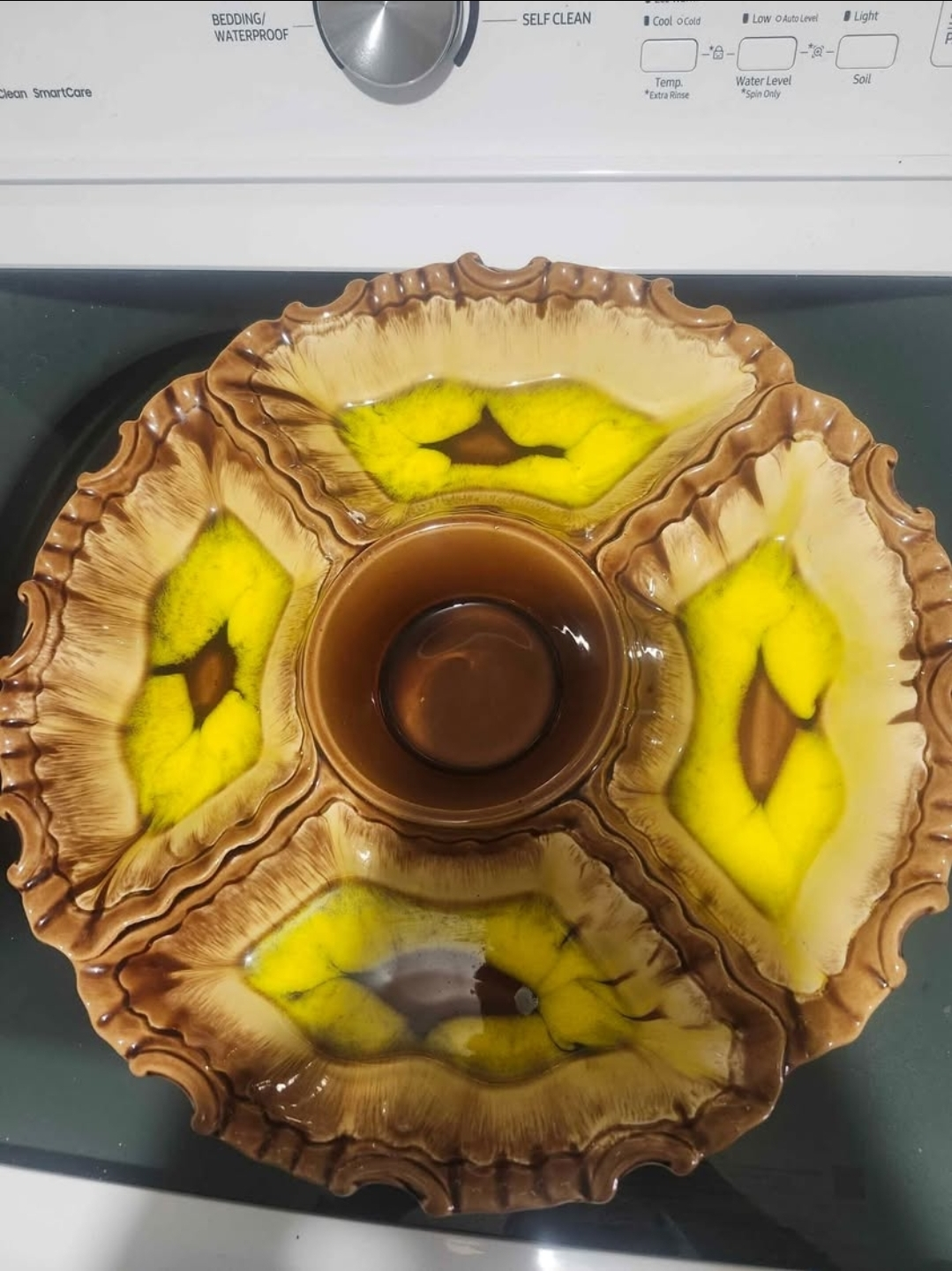 🌼 Unique Vintage Serving Dish