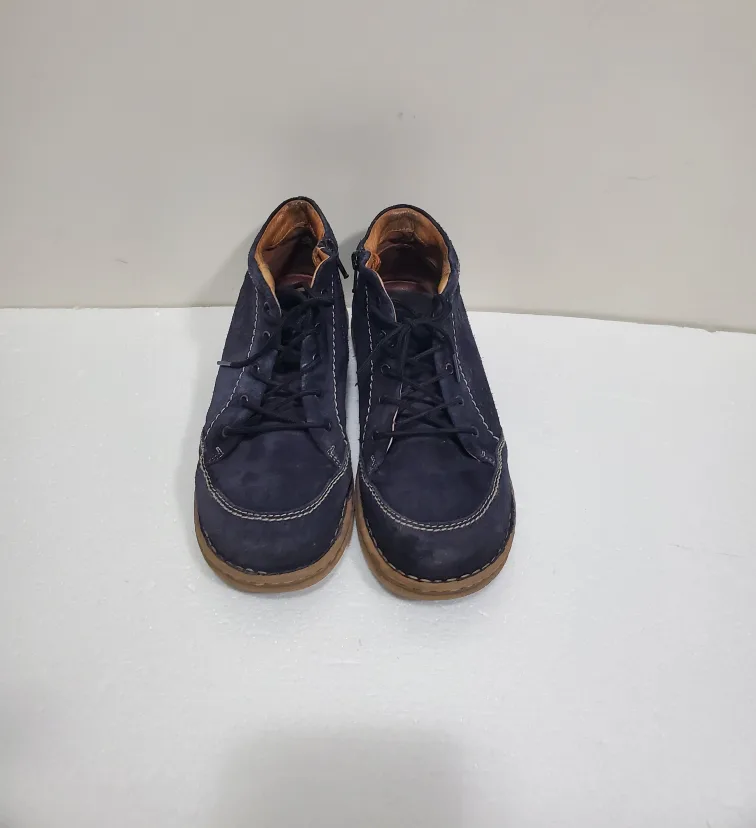 Josef Seibel Blue Suede Ankle Boots 🥕 thumbnail