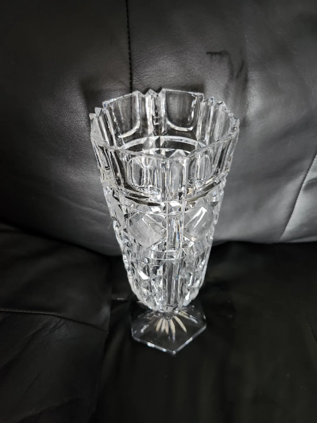 Crystal Vase/ Candy Dish with lid image indicator(2)