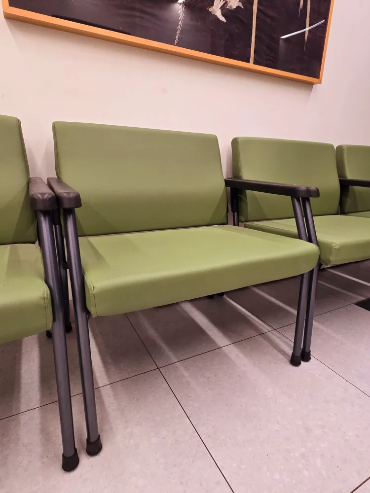 Large Green Accent Arm Chairs (4 Available) thumbnail