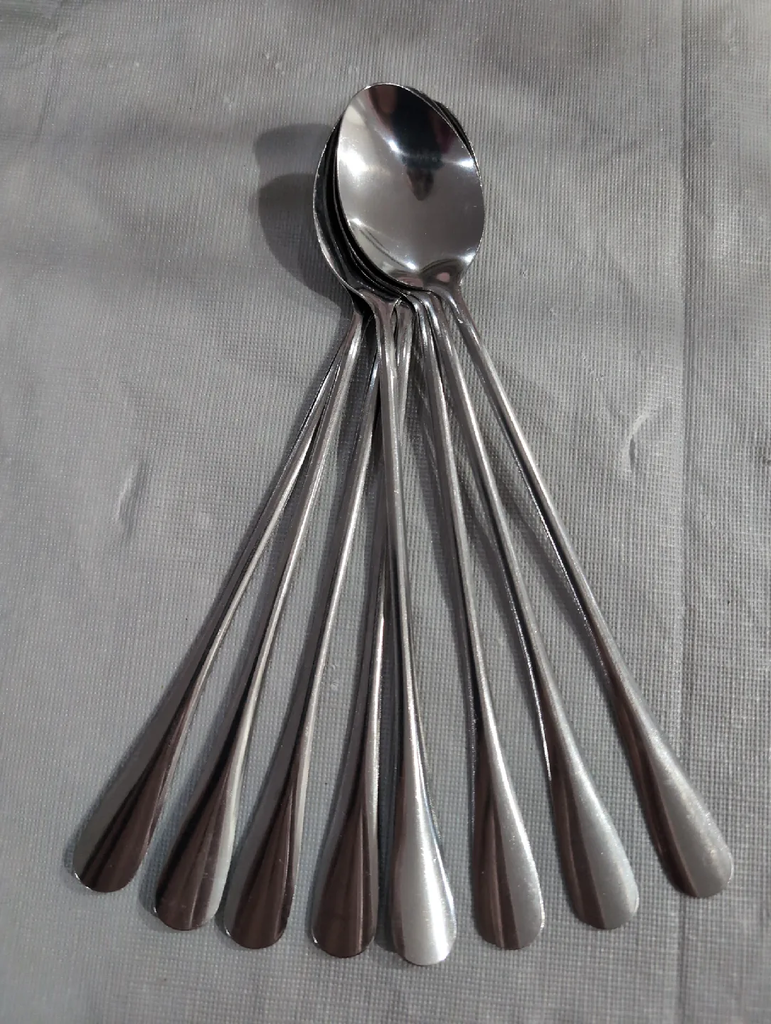 Set of 8 Stainless Steel Spoons thumbnail