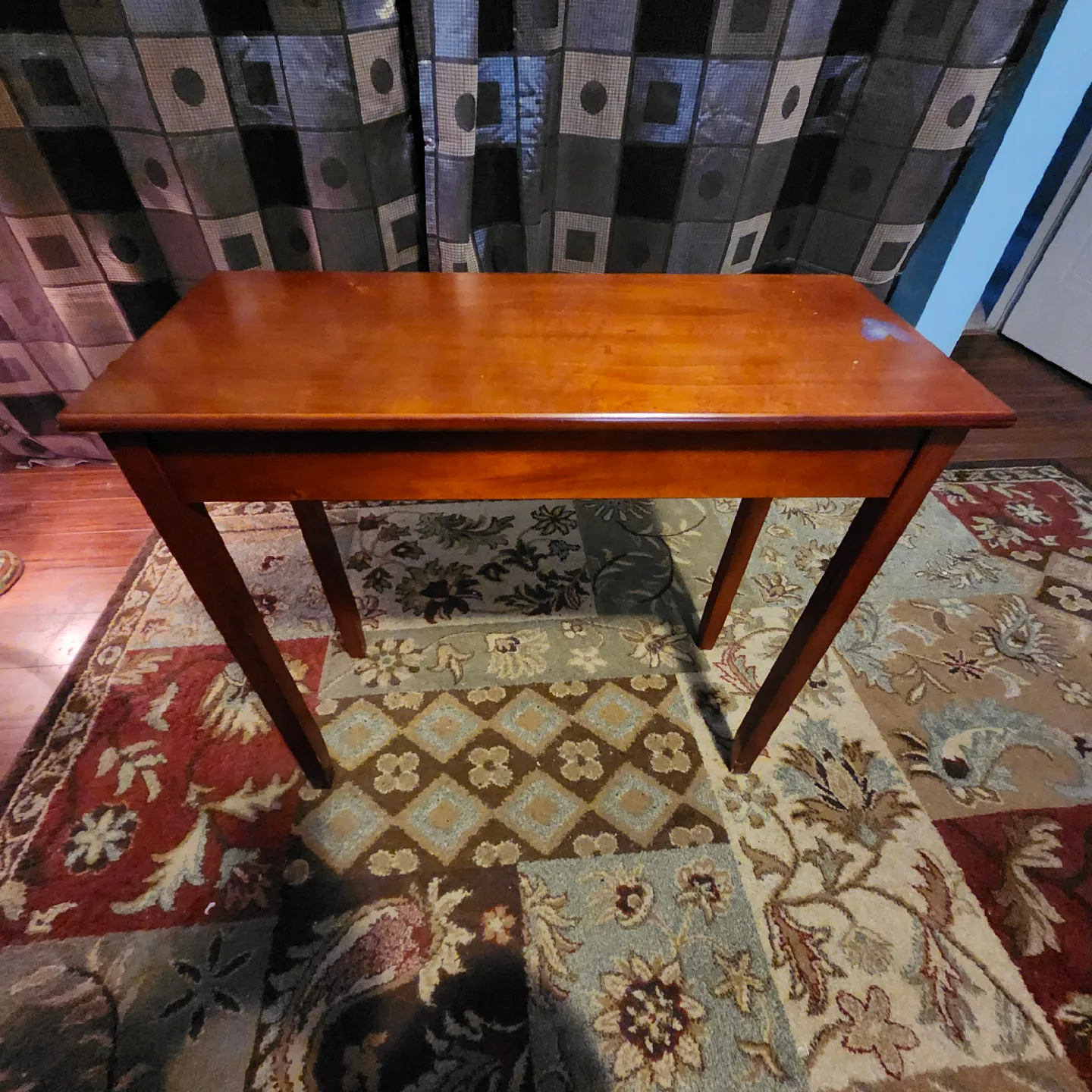 Wooden Side Table with Drawer image indicator(4)