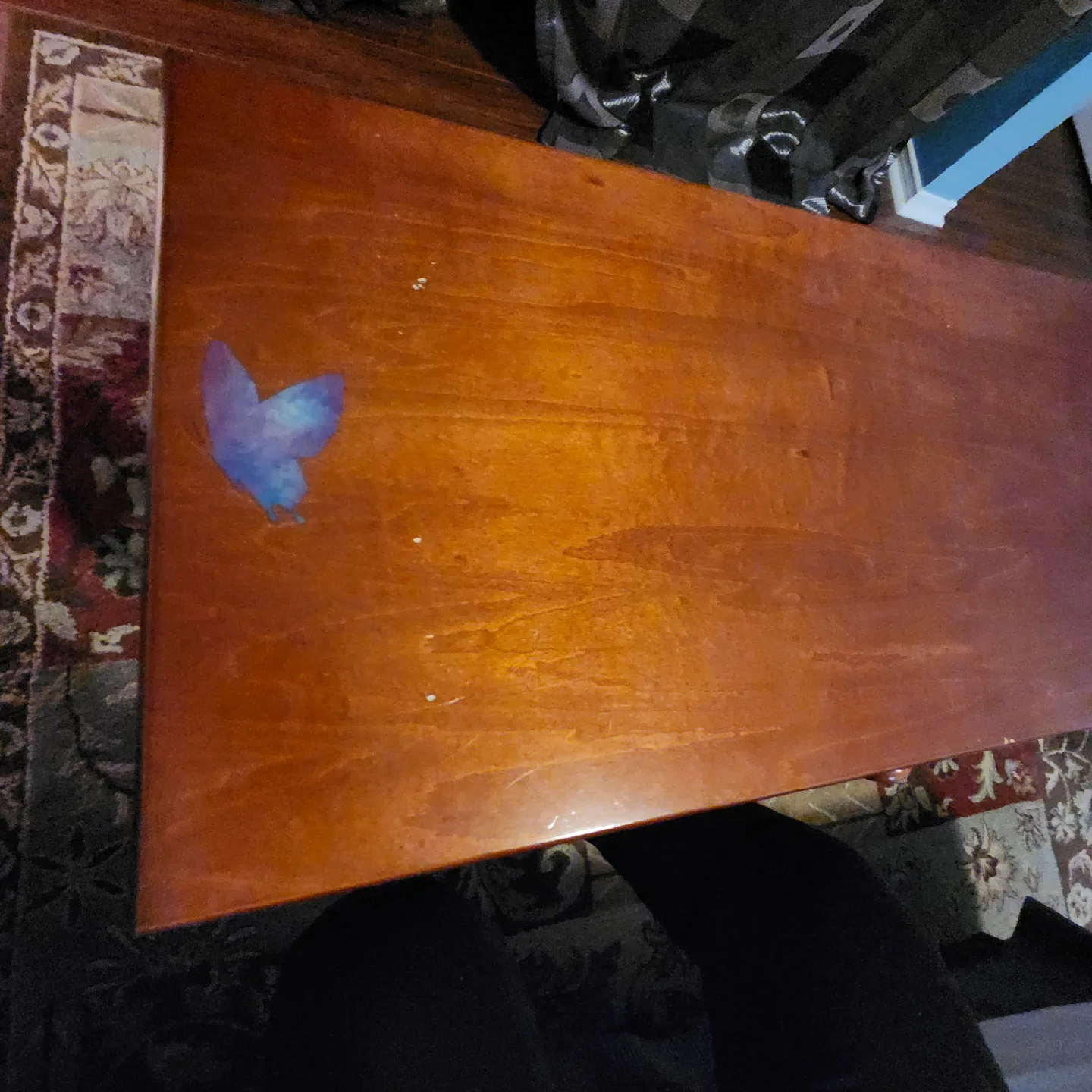 Wooden Side Table with Drawer image indicator(5)