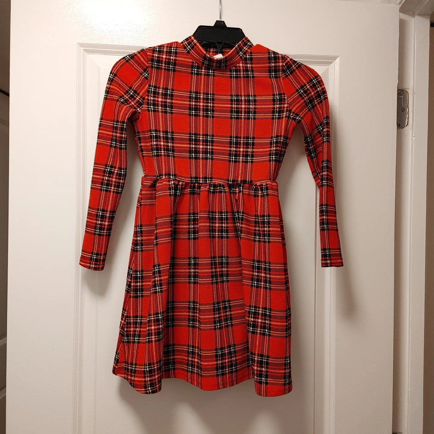 Red Plaid Dress - Size 9 youth thumbnail