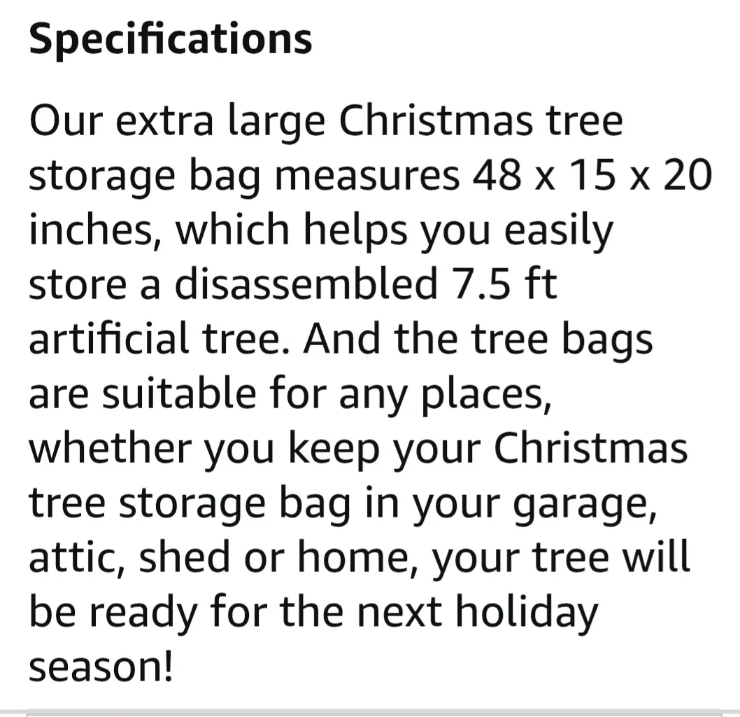 Christmas Tree/Decorations Storage Bag - Mickey/Santa Design image indicator(7)