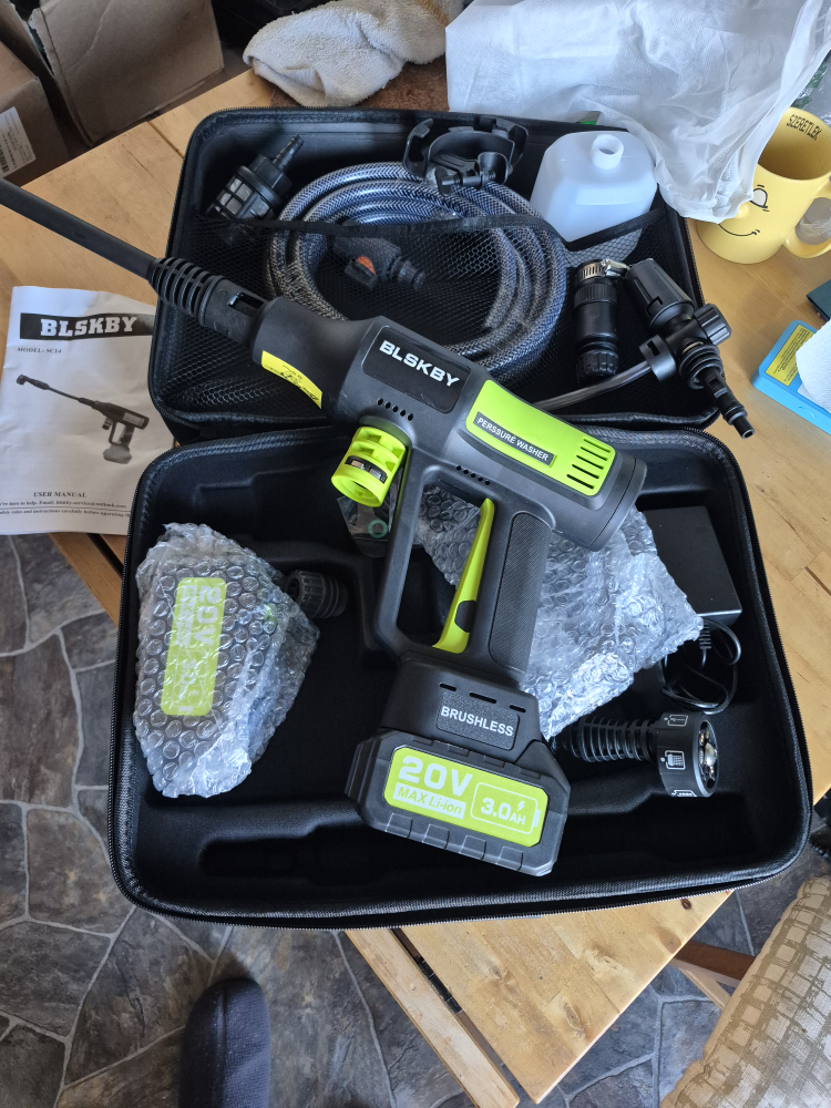 BLSKBY Cordless 20VMax Pressure Washer